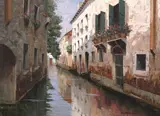 Nino D'Amore, Venice, oil on canvas