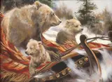 Marilyn Dwyer-Mason, Sleigh Ride, giclee print on canvas