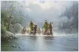 G. Harvey, Boot Top Crossing, limited-edition giclee print on canvas