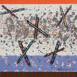 Paul E. Maxwell, Random Coordinates, Gallery-mounted acrylic on canvas