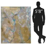 Lieve Saether, Constitution I, mixed media on canvas