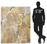 Lieve Saether, Constitution II, mixed media on canvas
