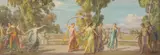 Robert Wadsworth Grafton, The Twelve Hours Mediating Between the Active and Contemplative Life, oil on canvas