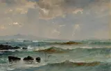 Edmund Darch Lewis, Seascape, 1902, Watercolor on paper