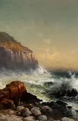 Julian Rix, Wild Coast, Oil on canvas