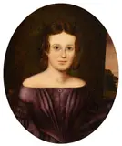Matthew Roberts Ramsey, Painting of Mary Howell Stagno, Oil on panel