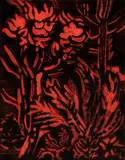 Karl Schrag, Evening Fragrance of Gardens, 1963, Color etching and aquatint on paper