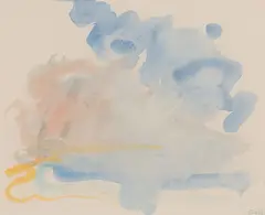Eric Aho, Colorful Clouds, Watercolor on paper