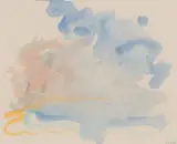 Eric Aho, Colorful Clouds, Watercolor on paper