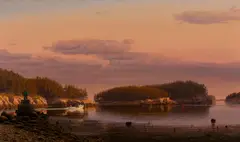 Joseph McGurl, Early Morning on the Coast of Maine, 1998, Oil on board