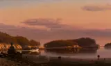 Joseph McGurl, Early Morning on the Coast of Maine, 1998, Oil on board