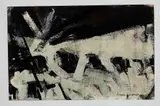 Joseph De Martini, Black and White Abstract, c. 1955, Oil on paper