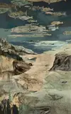 Laurence Sisson, Coastal Dreamscape, Oil on masonite