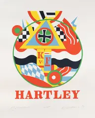 Robert Indiana, For Friendship, 1990, Lithograph and embossing on paper