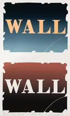 Robert Indiana, Wall: Two Stone, 1990, Lithograph on paper
