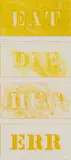 Robert Indiana, American Dream, 1986, Etching, drypoint, and aquatint in color on Arches Cover paper