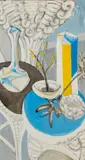 Olivia Kahn, Still Life, 1990, Acrylic on canvas