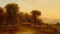 Charles Wilson Knapp, Autumn in New Hampshire, 1877, Oil on panel