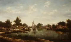 William H. Buck, Bayou St. John, 1883, Oil on canvas