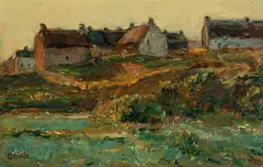 Walter Griffin, Presque Isle, Morbihan Finestere, 1911, Oil on board
