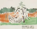Fairfield Porter, Hymn to Life, Watercolor on paper