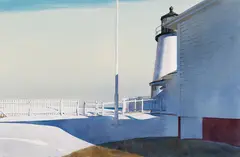 David Dewey, Pemaquid Lighthouse, 2000, Watercolor on paper