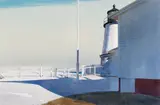 David Dewey, Pemaquid Lighthouse, 2000, Watercolor on paper