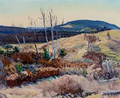 Christopher Huntington, November Afternoon, Cape North, 1982, Oil on canvas