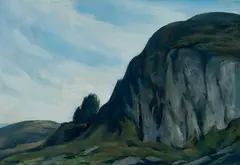 C. K. Chatterton, Grey Rock, Oil on canvas