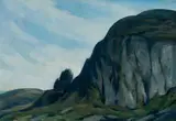 C. K. Chatterton, Grey Rock, Oil on canvas