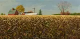 Jane Betts, Harvest Time, Oil on masonite