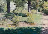 Paul Black, Garden Stroll, 1985, Oil on canvas
