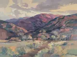Laurence Sisson, La Puesta del Sol, 1991, Oil on panel