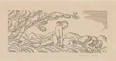 Rockwell Kent, Unpublished Illustration for Candide, 1928, Lithograph