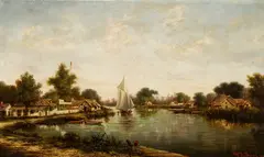 William H. Buck, Bayou St. John, 1883, Oil on canvas