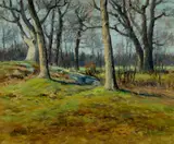 John Calvin Stevens, Woodland Grove, 1914, Oil on canvas