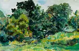 Andrew Martin, Florida Field, Oil on canvas