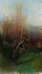 Stephen P. Brown, Spring Pear, 2006, Pastel on paper