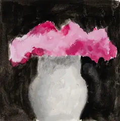 Pink Bouquet by Robert Kulicke, Watercolor and gouache on paper, offered Apr 2026