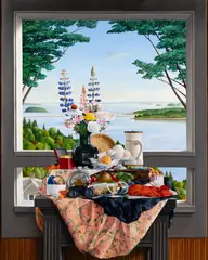 James Aponovich, Still Life, Penobscot Bay, 1992, Oil on canvas