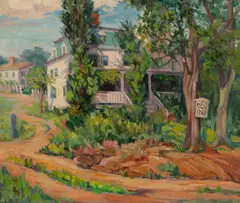 Historic House by Katherine Lovell, Oil on canvas, sold Apr 2026