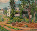Katherine Lovell, Historic House, Oil on canvas
