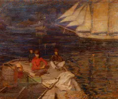James Pattison, A Calm Night, Oil on canvas