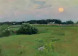 Francis Draper Jr., Open Pasture, Oil on canvas