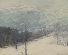 Alice Comins, Mount Monadnock in Winter, 1907, Oil on canvas