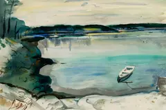 William Zorach, Evening (Robinhood Cove), 1946, Watercolor on paper