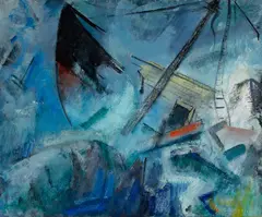 Joseph De Martini, The Wreck, 1952, Oil on canvas