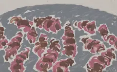 Stephen Pace, Artichokes, 1982, Oil on canvas