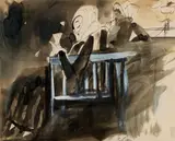 Carl Sprinchorn, 2 Figures - Copenhagen Night Club