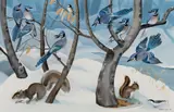 Dahlov Ipcar, Jays and Squirrels